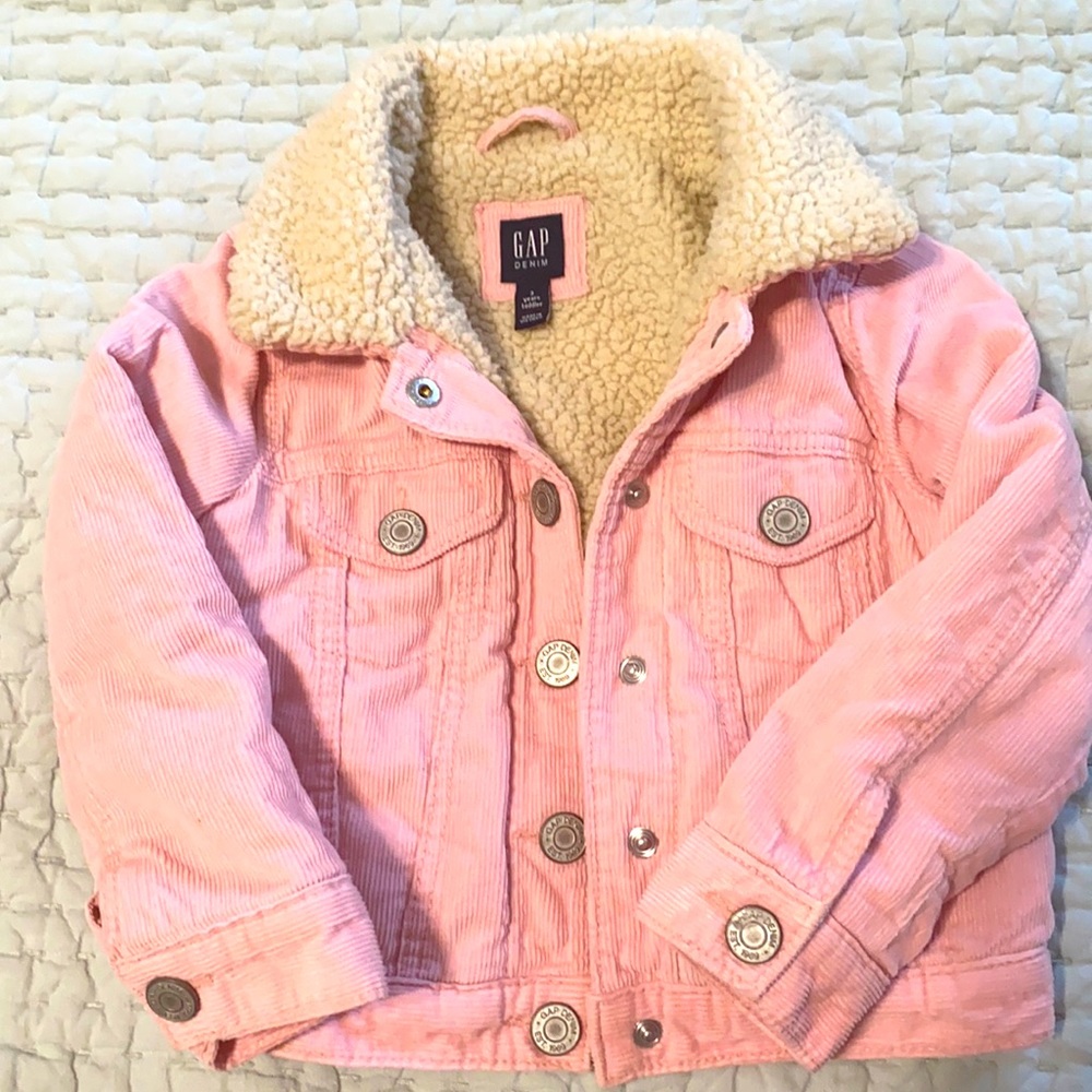 GAP Corduroy Pink Jacket, 3T